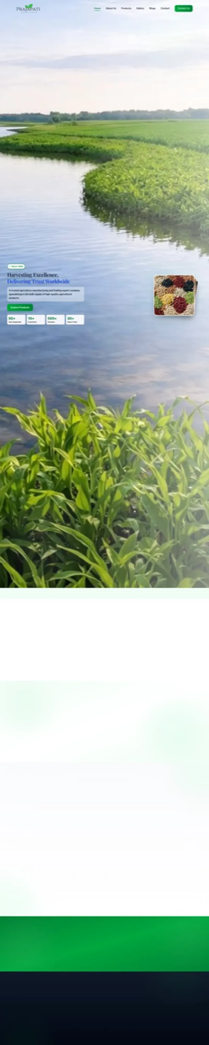 Prajapati Agro — Export Platform